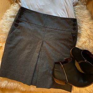 Gray dress skirt
